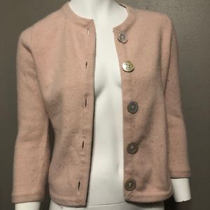 ANGORA and WOOL Banana Republic cardigan in pink